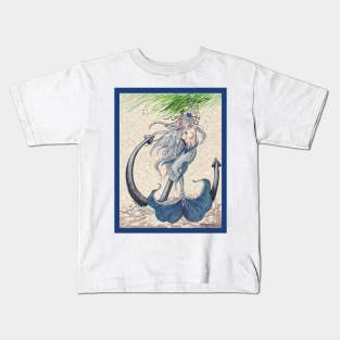 Mermaid with Anchor Kids T-Shirt